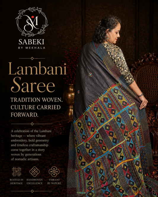 Geometric Lambani On Pure Gachi Tussar-5