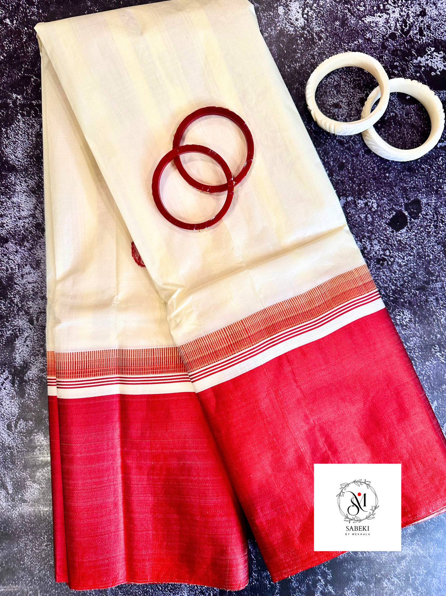 Red and White Mahapaar Gorod-1