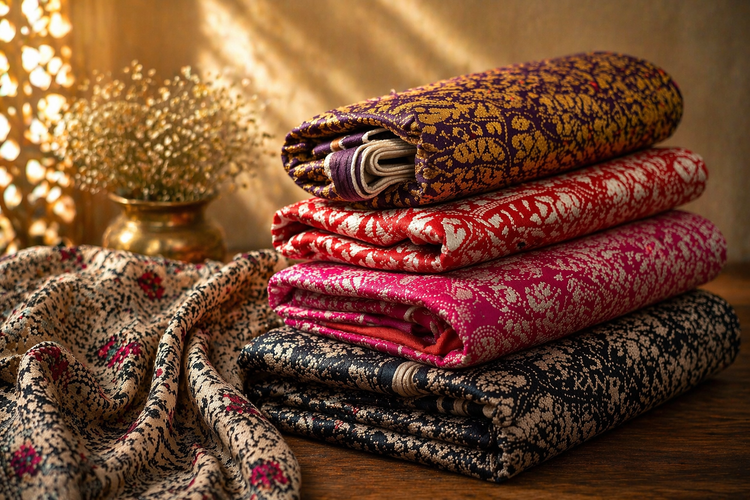 Kantha embroidered saree Bengal craft | Sabeki By Mekhala