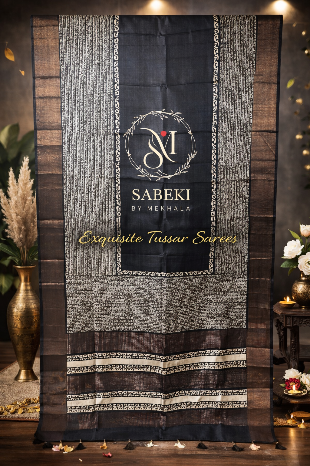 A scripted tussar in monocrome-1