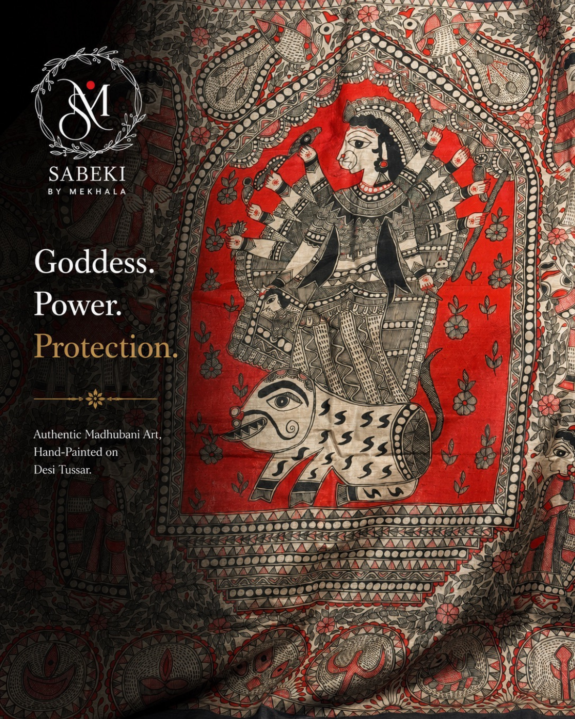 Bhabani: Hand Painted Madhubani