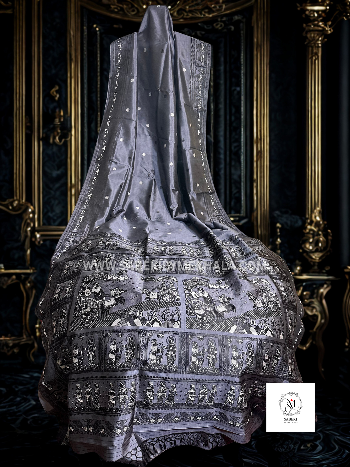 Gray Revival full Kadhuwa Baluchari