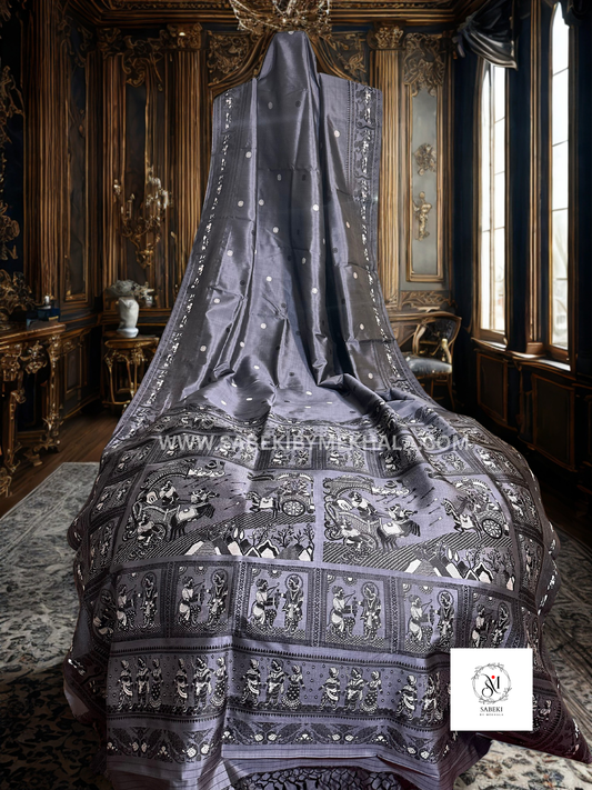 Gray Revival full Kadhuwa Baluchari