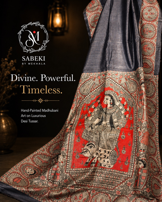Bhabani: Hand Painted Madhubani