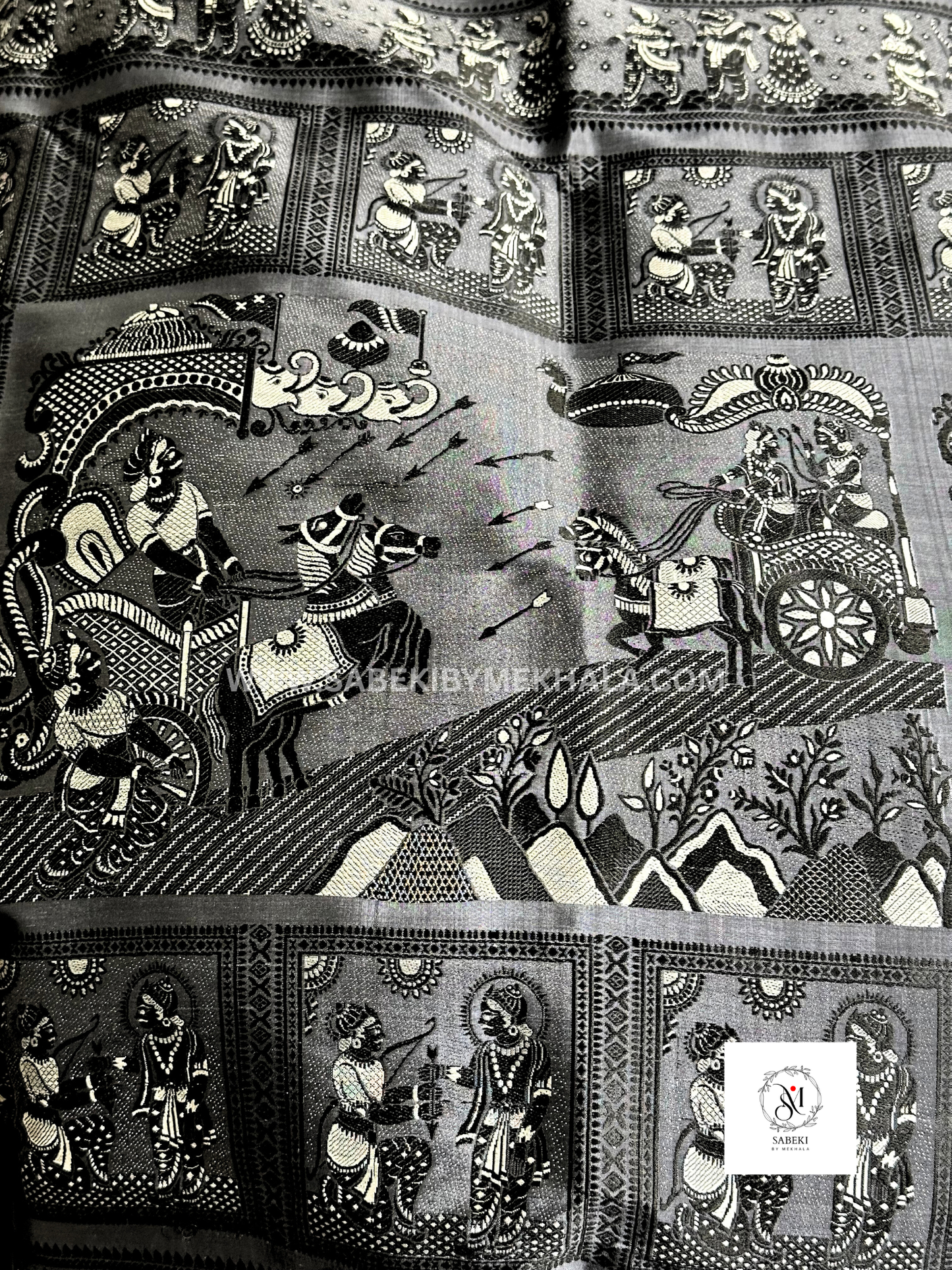 Gray Revival full Kadhuwa Baluchari