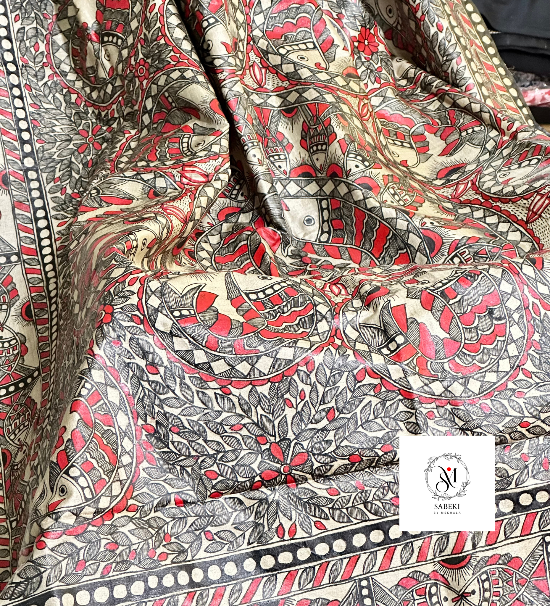 Exclusive Hand Painted Madhubani