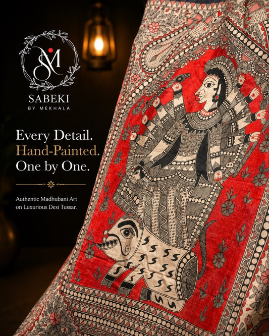 Bhabani: Hand Painted Madhubani