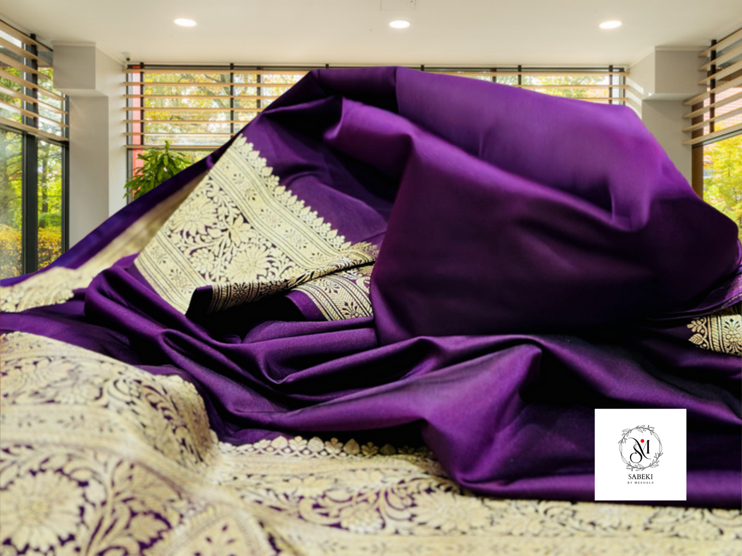 Manikarnika_Purple_Mashru_Katan